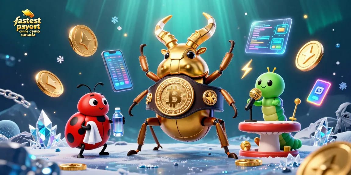 Engage in fast gaming action at the fastest payout online casino Canada with dynamic characters and crypto elements.