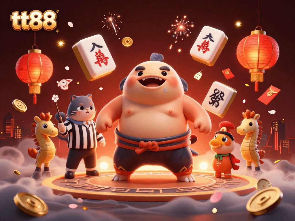 Experience thrilling gameplay with tt88 as fugu and catfish celebrate underwater casino fun.