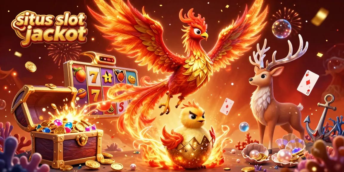 Activate your winning with the situs slot jackpot as the phoenix soars over jackpot slots and treasures.