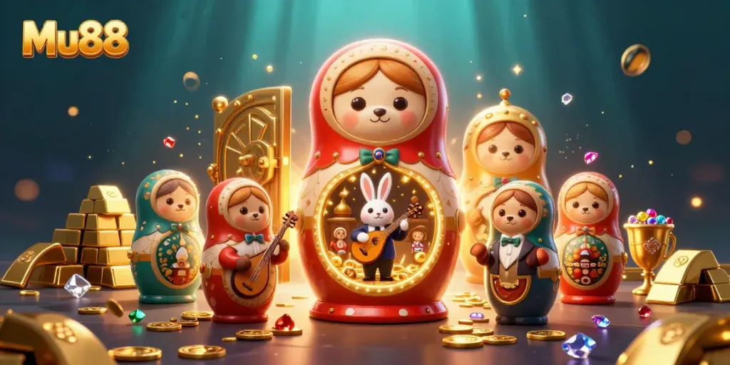 Experience thrilling gaming dynamics at Mu88 with engaging dealer bears and bursting treasure