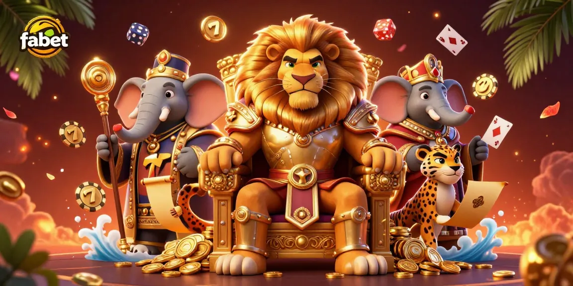 Engage with fabet and win big at the vibrant online casino with lively characters, lucky symbols, and golden treasures.