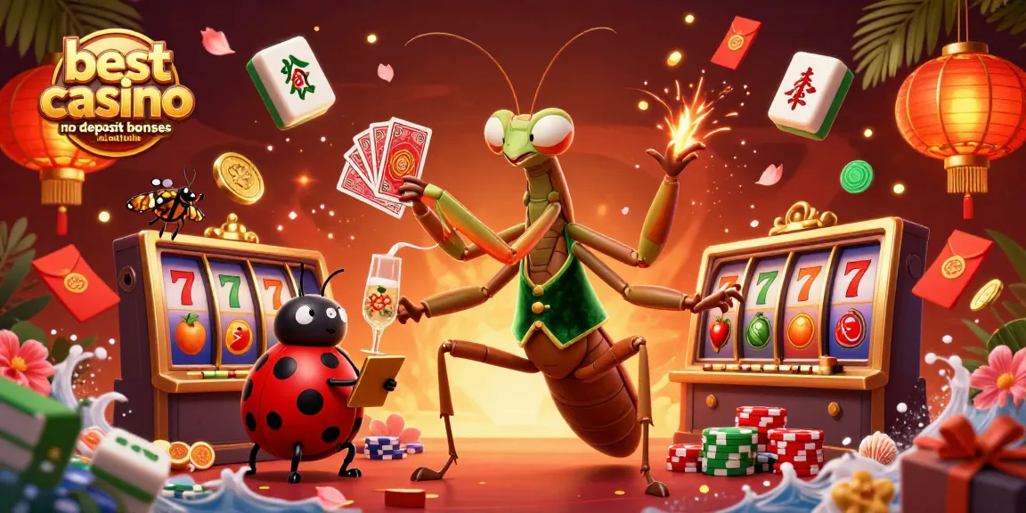 Experience the thrill of the best casino no deposit bonuses in Australia with vibrant game elements and energetic characters.
